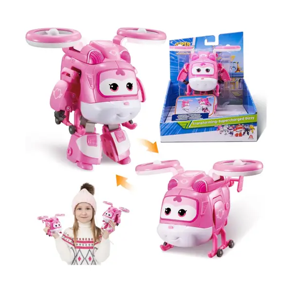 Super Wings 5" Transforming Airplane to Robot