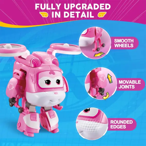 Super Wings 5" Transforming  Airplane to Robot