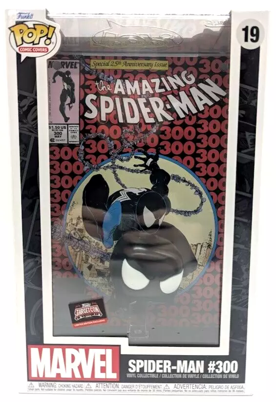 Funko Pop! Comic Book Cover with Case: Marvel - Spider-Man #300 - Target (Exclusive) #19