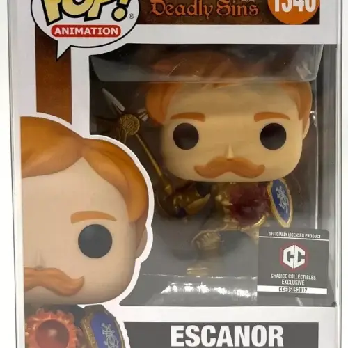 Funko Pop! The Seven Deadly Sins Escanor #1346 Chalice Exclusive with Protector