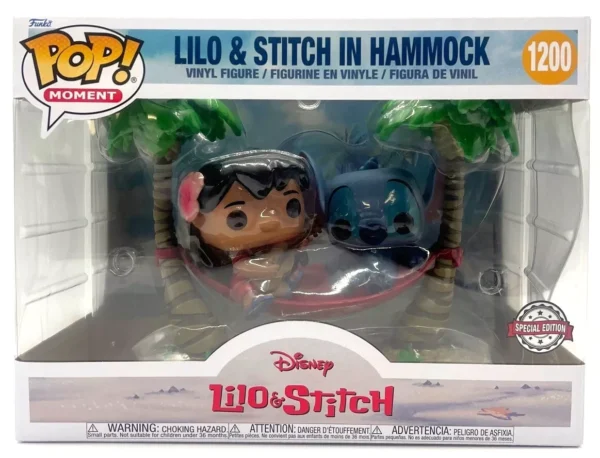 21 Funko Pop! Moments Disney Lilo & Stitch in Hammock #1200 Special Edition