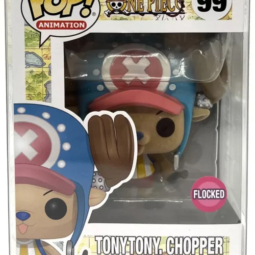 Funko Pop! One Piece Chopper Flocked #99 with POP Protector