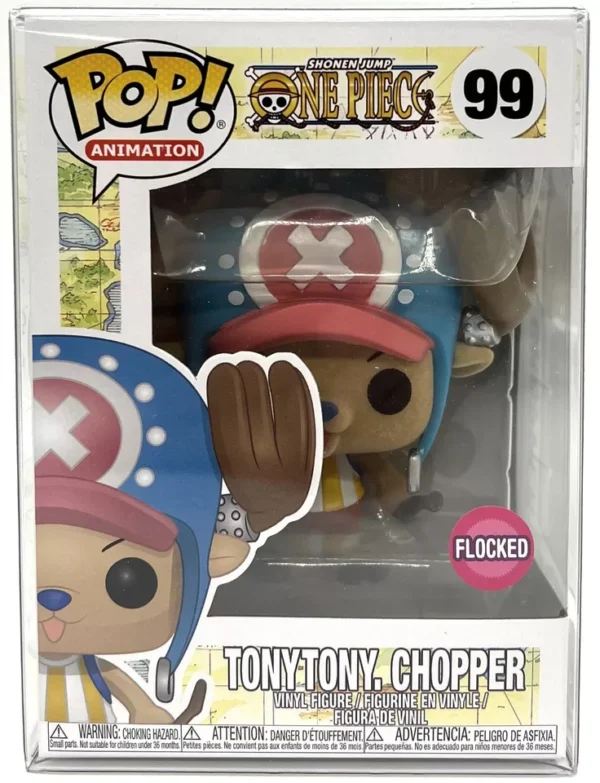 23 Funko Pop! One Piece Chopper Flocked #99 with POP Protector