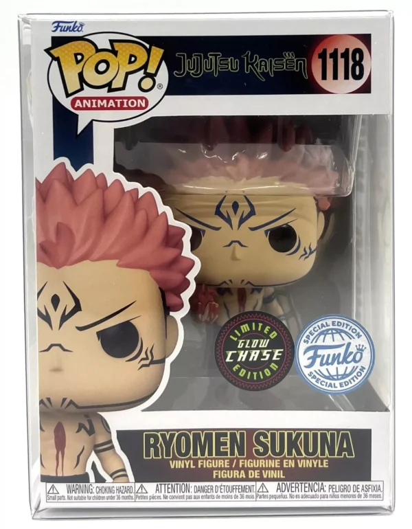 Funko Pop! Jujutsu Kaisen Ryumen Sakuna CHASE #1118 SE with POP Protector