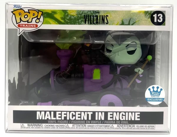 Funko Pop! Trains Villains Maleficent in Engine #13 Funko Exclusive