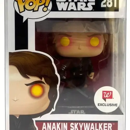 Funko Pop Star Wars Anakin Skywalker #281 Walgreens Exclusive with Protectors