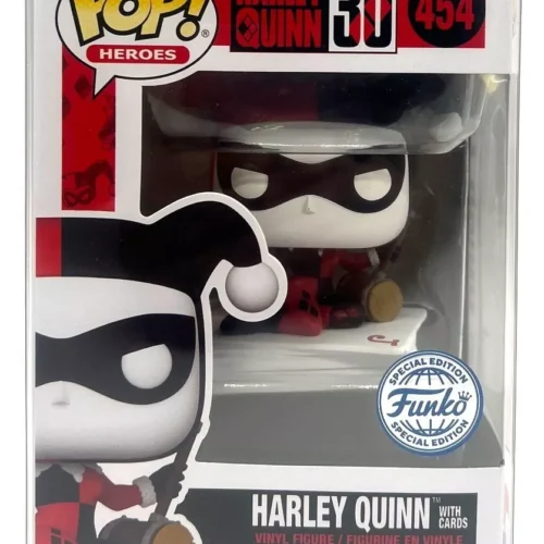 Funko Pop! DC Harley Quinn with Cards #454 Special Edition with POP Protector