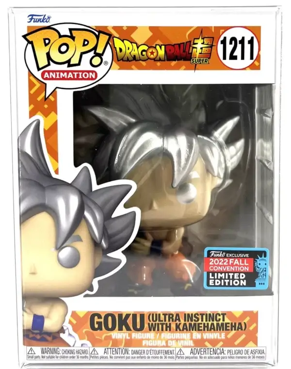5 Funko Pop! DBS Goku Ultra instinct with Kamehameha #1211 Chalice Exclusive