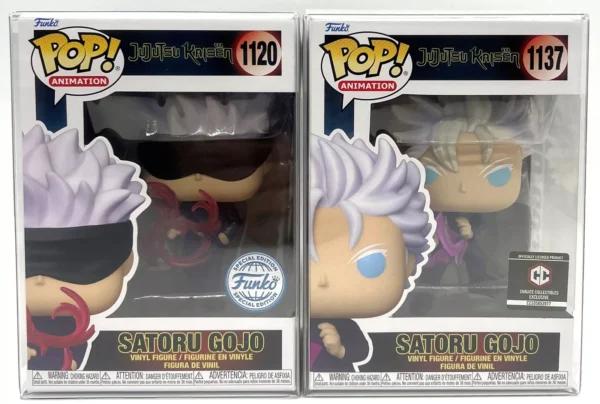 7 Funko Pop! Jujutsu Kaisen Chalice Exclusive Gojo #1137 & Gojo SE #1120 Set of 2